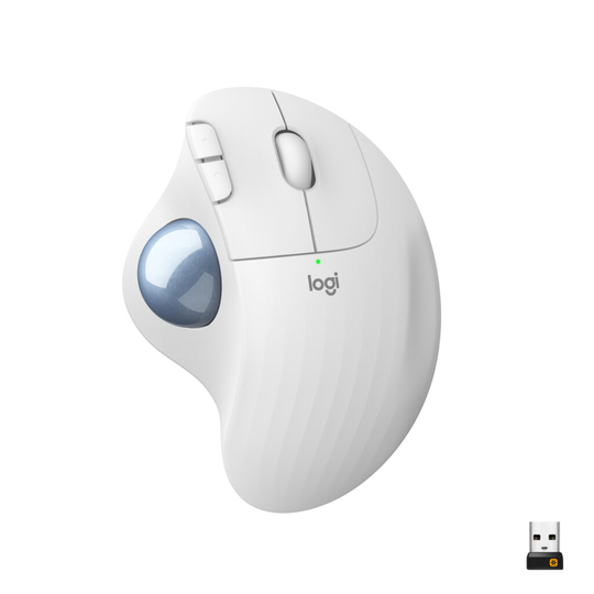 LOGI ERGO M575 Wireless Mouse OFFWHITE