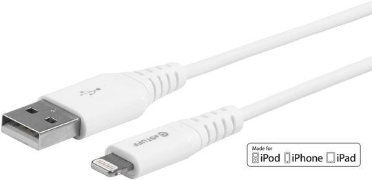 ESTUFF Lightning Cable MFI 2m White
