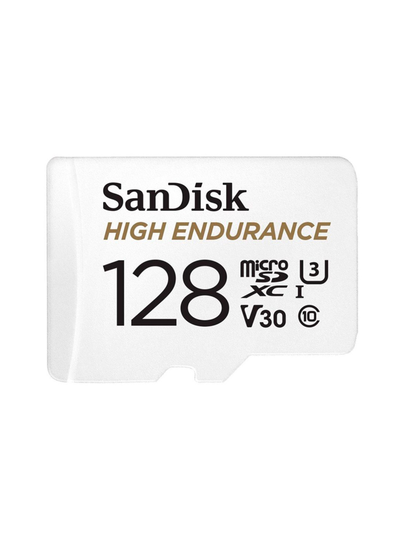 Sandisk high endurance (u3 / class 10 / v30) 128gb microsdxc muistikortti