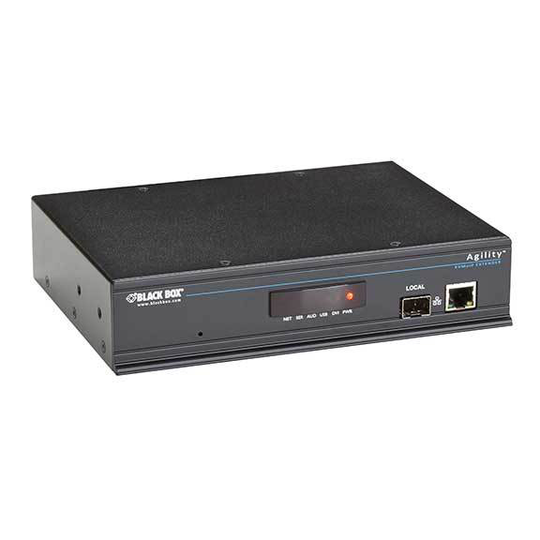 BLACK BOX AGILITY KVM OVER IP-MATRIX TRANSMITTER - DVI-D, USB 2.0
