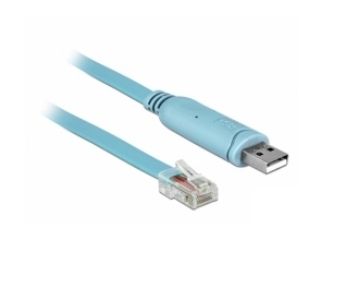 This USB 2.0 To RS-232 Adapter By Delock Is Suitable For The Console At CISCO Routers, Switches, Acc