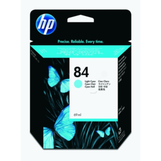 HP 84 Mustepatruuna vaalea cyan, 69 ml