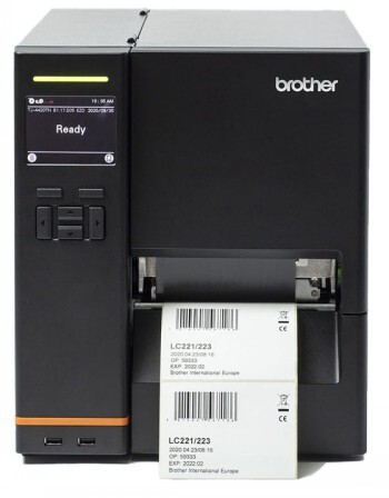 BROTHER TJ-4420TN 4-INCH INDUSTRIAL HIGH VOLUME LABEL PRINTER, 203 DPI, 14 IPS, USB, SERIAL, LAN + U