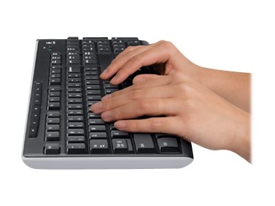 Logitech Wireless Keyboard K270 Näppäimistö - 2.4 GHz - Pohjoismaat