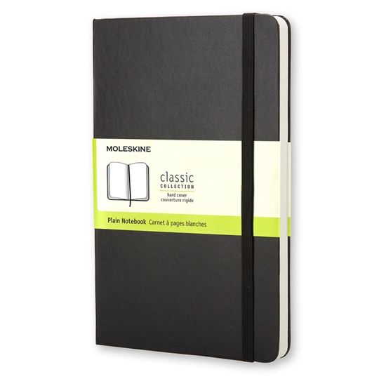 Moleskine Classic Hardcover Pocket Musta Ruled