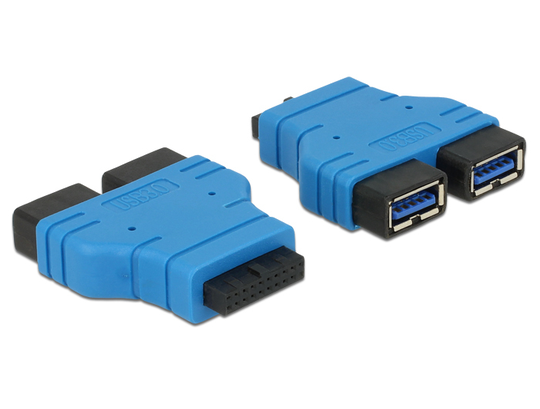 This USB 3.0 Pin Header Adapter Can Be Plugged To A Free USB 3.0 Pin Header Male Port Of A Mainboard
