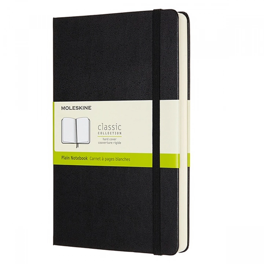 Moleskine Classic Hardcover Expanded Black Plain