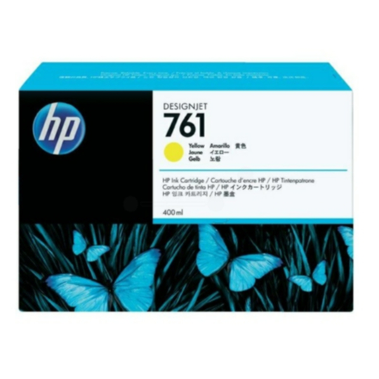 HP 761 Mustepatruuna keltainen, 400 ml