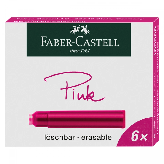 Faber-Castell Refill 6 kpl Vaaleanpunainen