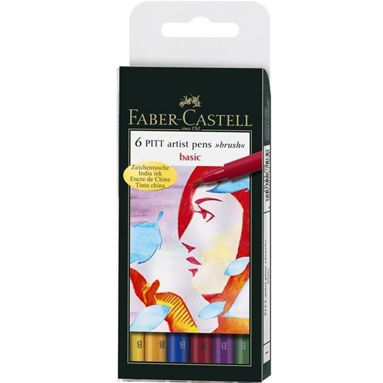 Faber-Castell PITT Artist Brush 6-setti Basic