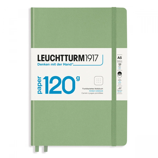 Leuchtturm1917 Notebook A5 120g Sage Dotted