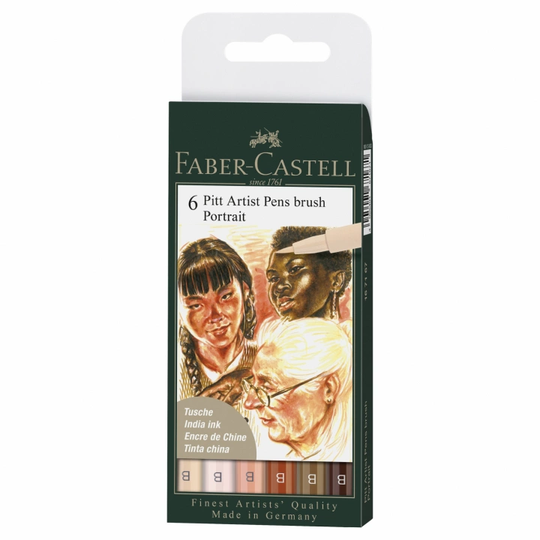 Faber-Castell PITT Artist Brush 6-setti Portrait
