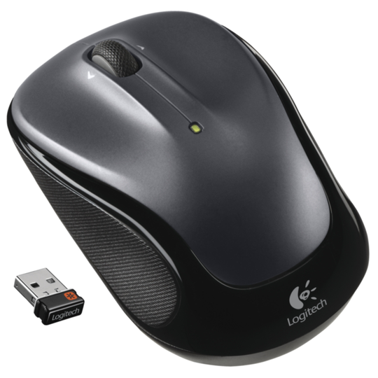 Logitech M325, langaton hiiri, tummanhopea