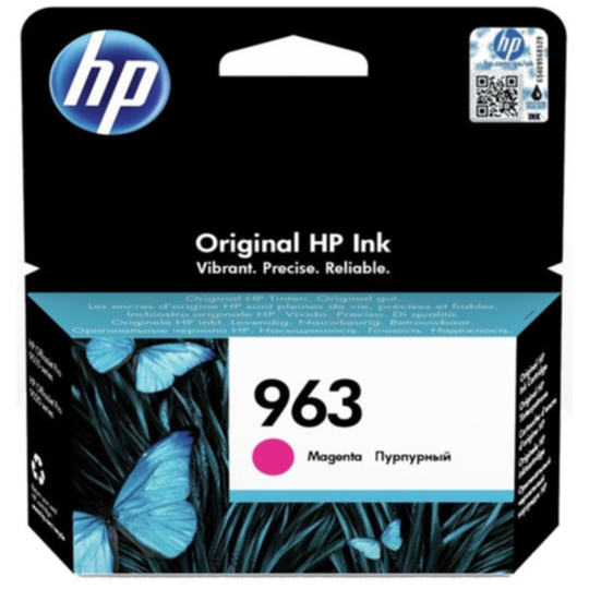 3JA24AE HP 963 Mustepatruuna magenta, 700 sivua