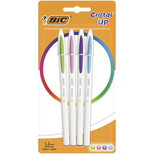 BIC Cristal Up Kuulakärkikynä Fun 4 kpl