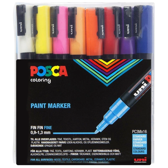 Posca Posca PC-3M 16-setti