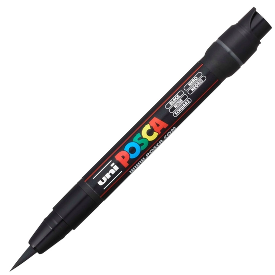 Uni Posca Brush PCF-350 Gold