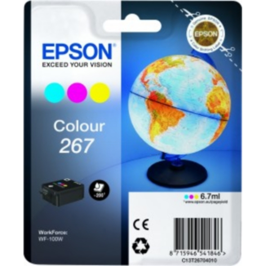 Epson 267 Mustepatruuna 3-väri, 200 sivua