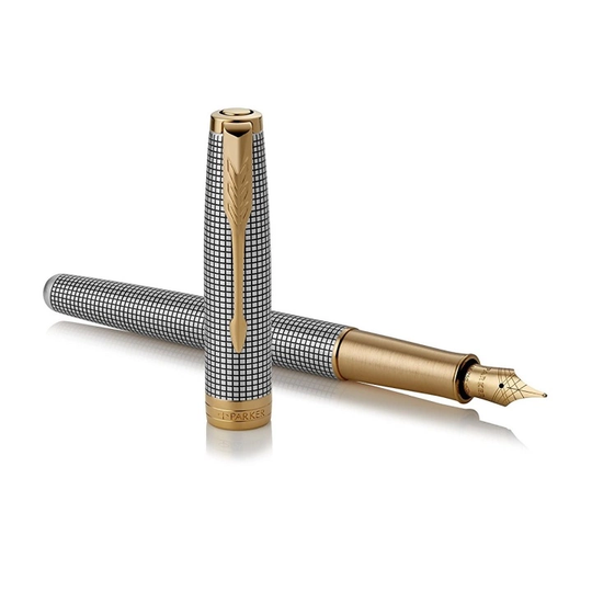 Parker Sonnet Sterling Silver Ciselé Täytekynä Medium