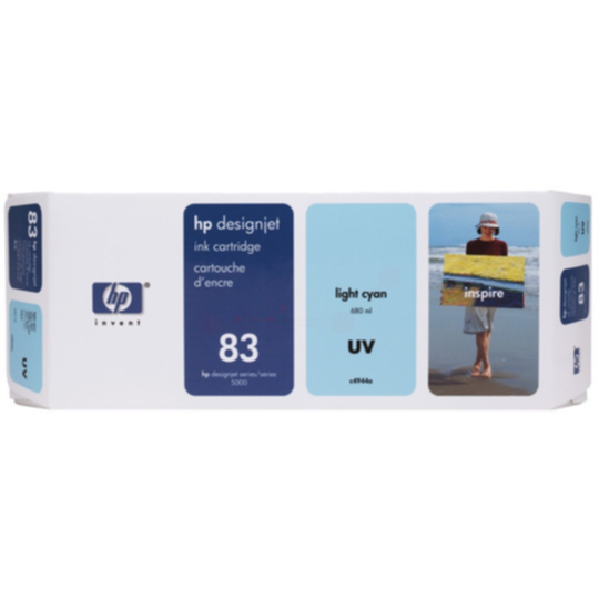 HP 83 Mustepatruuna vaalea cyan, 680 ml