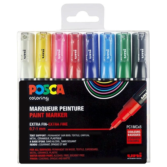 Posca Posca PC-1M 8-setti