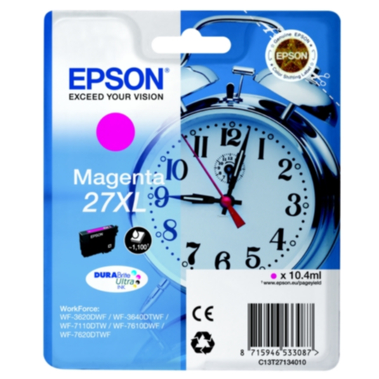 Epson 27XL Mustepatruuna magenta, 1.100 sivua