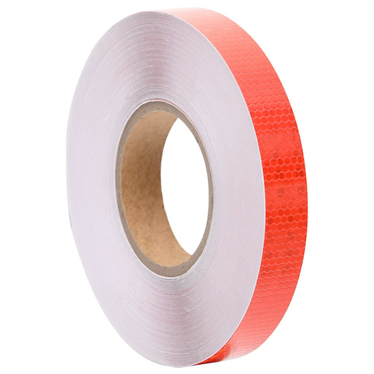 vidaXL Heijastinteippi punainen 2,5 cmx50 m PVC