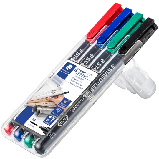 Staedtler 4 kpl Lumocolor permanent Medium