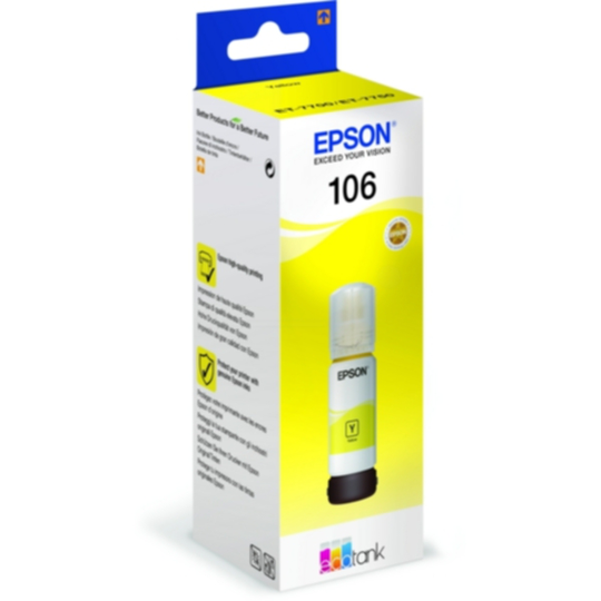 Epson 106 Mustepatruuna keltainen, 70 ml