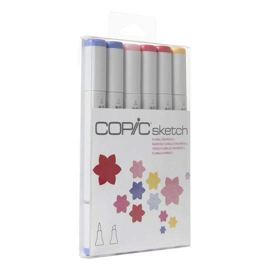 Copic Sketch 6 kpl Floral Favourites 2