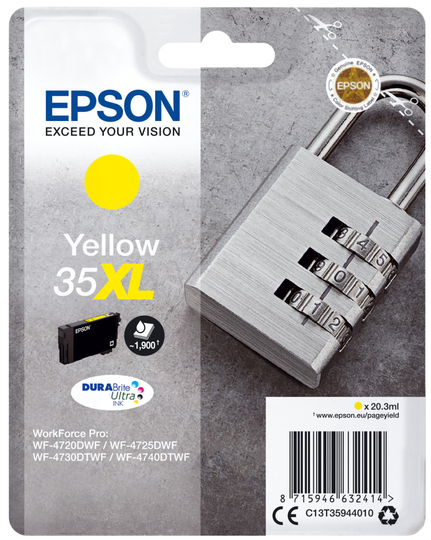 EPSON Singlepack Yellow 35XL DURABrite U