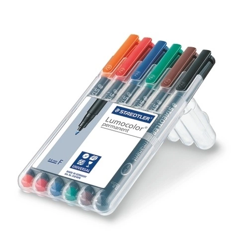Staedtler 6 kpl Lumocolor permanent Fine