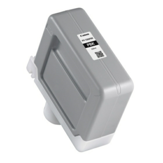 Canon PFI-1300 PBK Mustepatruuna valokuvamusta, 330 ml