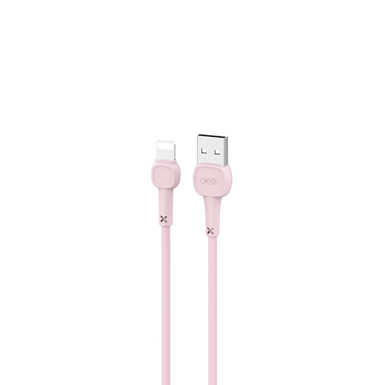 XO NB132 USB-A - Lightning kaapeli 2 A pinkki