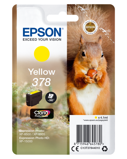 EPSON Singlepack Yellow 378 Eichhörnchen