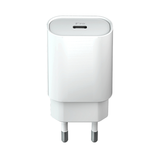 Forever Core Ultranopea seinälaturi USB-C PD 20W valkoinen
