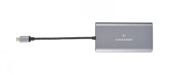 KRAMER KDOCK-3 PTER USB TYPE-C TO ADAPTER USB TYPE-C-HDMI/DP/RJ45/USB/SD/PD