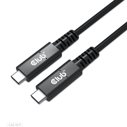 CLUB 3D USB4 C M-M 40Gbps Cable 0.8m