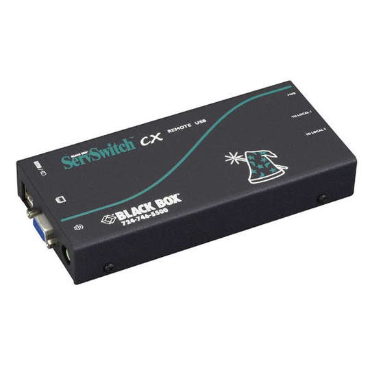 BLACK BOX CX UNO KVM SWITCH REMOTE UNIT - VGA, USB WITH AUDIO