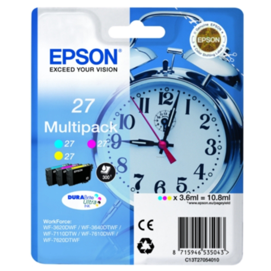 Mustepatruuna MultiPack C,M,Y 3x350 sivua3x3,6 ml