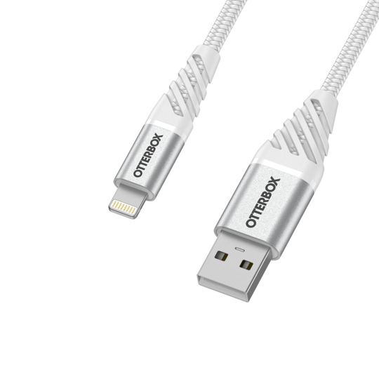 OTTERBOX PREMIUM CABLE USB A - LIGHTNING 1M WHITE