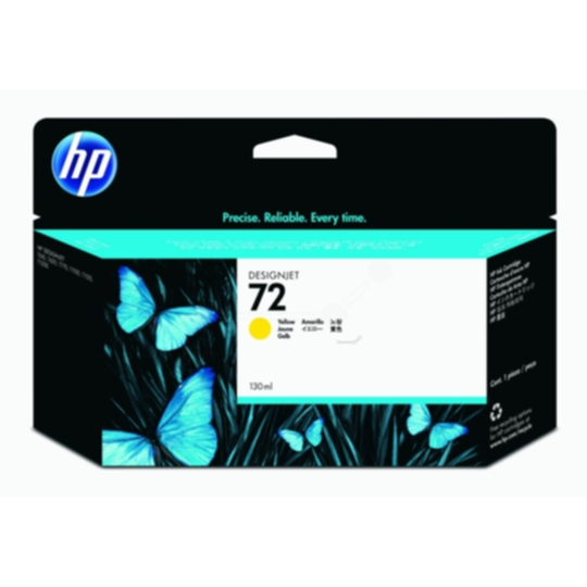 HP 72 Mustepatruuna keltainen, 130 ml