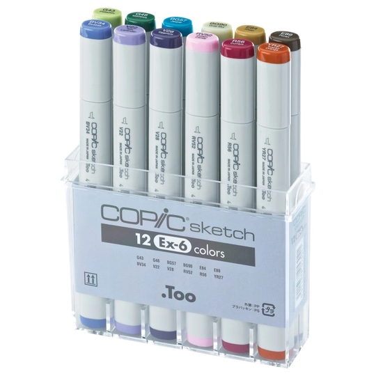 Copic Sketch 12-setti Ex-6