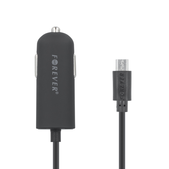 Forever 2 1 A Micro USB Autolaturi M02 - Musta