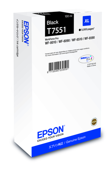 EPSON BLACK WF-8XXX INK XL