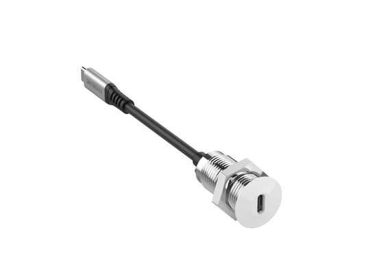 VivoLink USB-C Desk Socket White With
