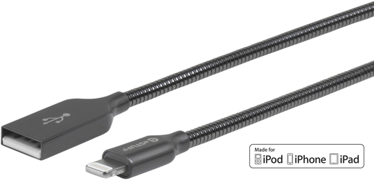 ESTUFF Lightning Cable MFI 1,5m Steel