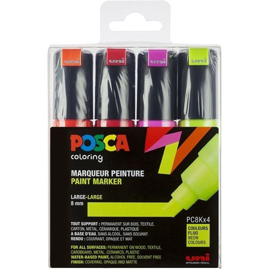 Posca Posca PC-8K Neon 4-setti