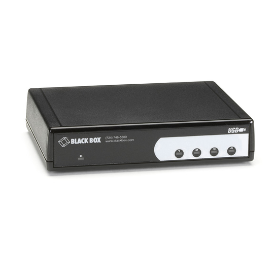 BLACK BOX USB TO RS232 CONVERTER - DB9, 4-PORT