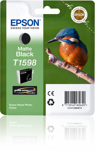 EPSON Ink Matt Black No. T1598 17ml
